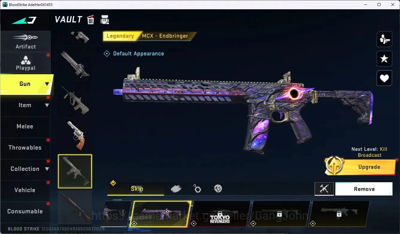 Blood Strike Accounts ASIA|Collab Gun AK47-SacredAxeRhitta [7DS]|2 Legen image 4