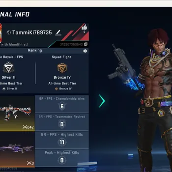 Blood Strike Accounts Others ASIA|1 Collab Gun [AOT]|1 Ultra & 6 Legendary Gun|2 Ultra Striker|1 Name-Changing Card|Check SS