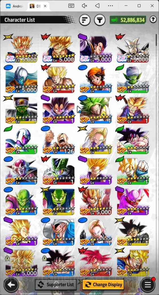 Dragon Ball Legends Accounts Android | Lvl 57|52.8M Total Power|527 CC|4 UL|UL image 12