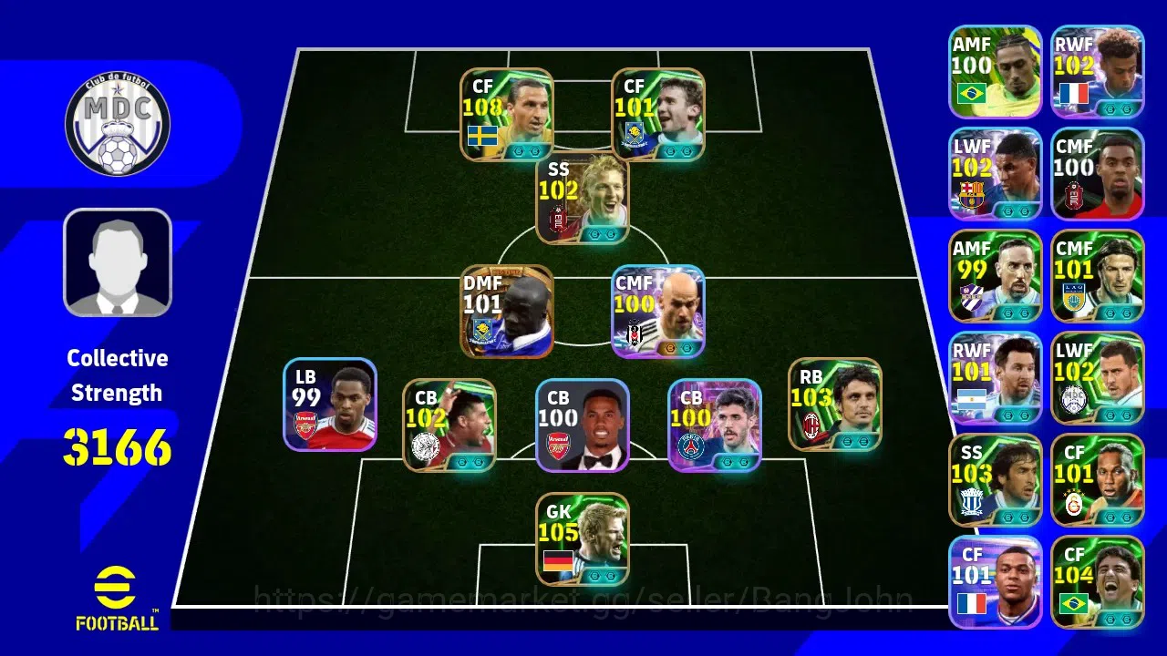 eFootball Accounts ANDROID|PW 3166|Epc Zlatan Ibrahimovic|Epc Oliver  image 6