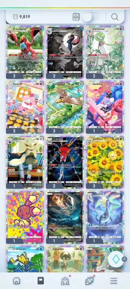 Pokémon TCG Pocket Accounts EN 9,8K Card|166+ EX|2 Crown (Bombardier,Solgaleo) image 10