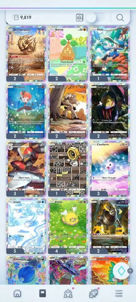 Pokémon TCG Pocket Accounts EN 9,8K Card|166+ EX|2 Crown (Bombardier,Solgaleo) image 12