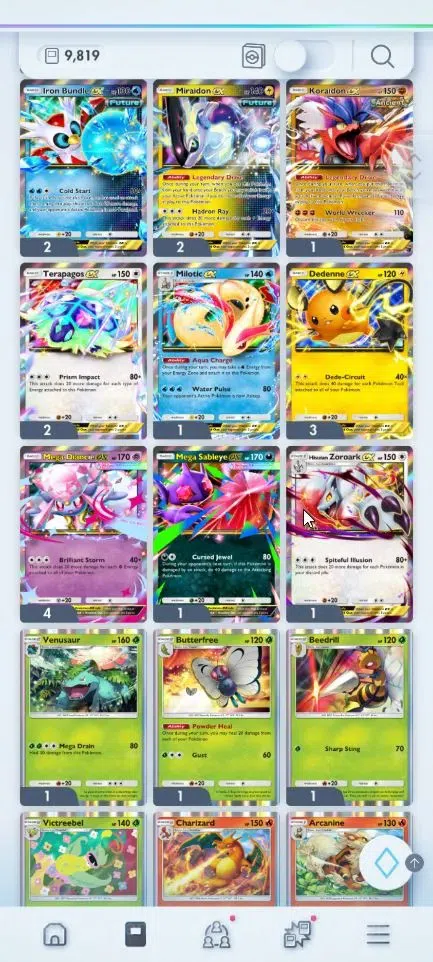 Pokémon TCG Pocket Accounts EN 9,8K Card|166+ EX|2 Crown (Bombardier,Solgaleo) image 19