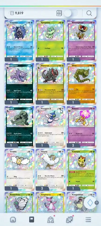 Pokémon TCG Pocket Accounts EN 9,8K Card|166+ EX|2 Crown (Bombardier,Solgaleo) image 3