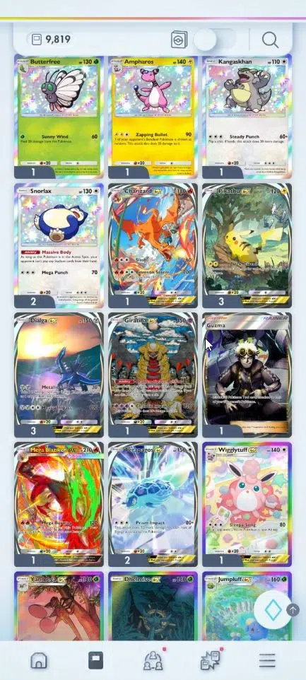 Pokémon TCG Pocket Accounts EN 9,8K Card|166+ EX|2 Crown (Bombardier,Solgaleo) image 4