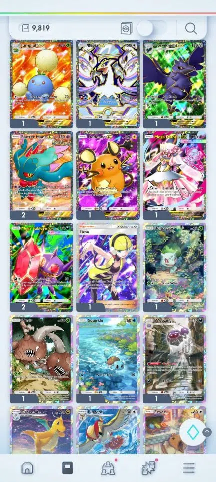Pokémon TCG Pocket Accounts EN 9,8K Card|166+ EX|2 Crown (Bombardier,Solgaleo) image 7