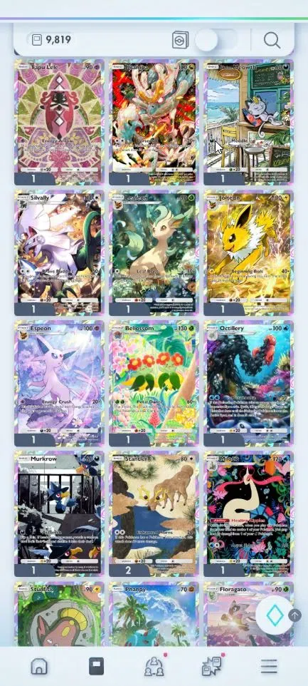 Pokémon TCG Pocket Accounts EN 9,8K Card|166+ EX|2 Crown (Bombardier,Solgaleo) image 9