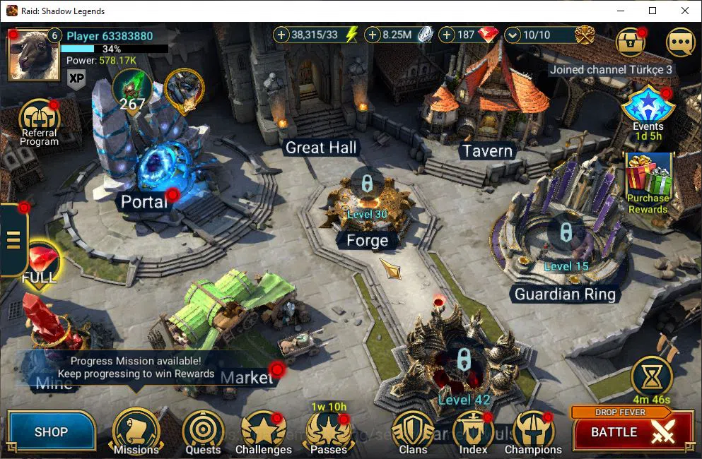 Lv6 578K Power|1 Mythical (Androc)|21 Legendary (Ninja,Rathalos,Alice,Wukong,Krisk,Deathknight,Etc)|38K Energy|Check SS(RSL1203) Raid: Shadow Legends Mid-Game Lv6 578K Power|1 Mythical (Androc)|21 Legendary (N image 1
