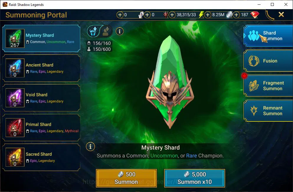 Raid: Shadow Legends Accounts Mid-Game Lv6 578K Power|1 Mythical (Androc)|21 Legendary 11