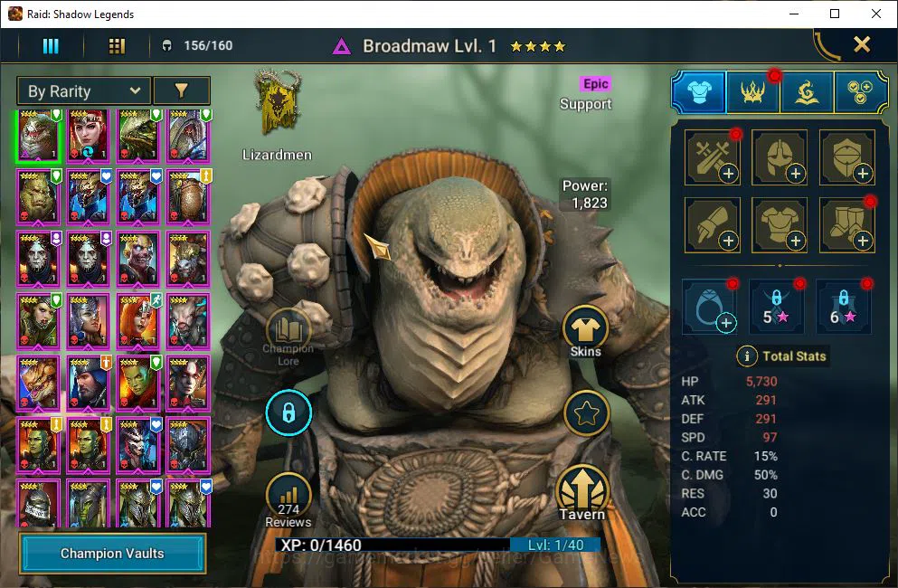 Raid: Shadow Legends Accounts Mid-Game Lv6 578K Power|1 Mythical (Androc)|21 Legendary 4