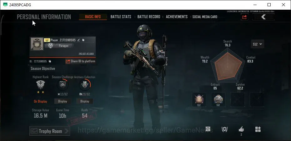 Arena Breakout Accounts MOBILE Lv30|SV 16M|CV 15M| Highland Set | VSS Squi image 11