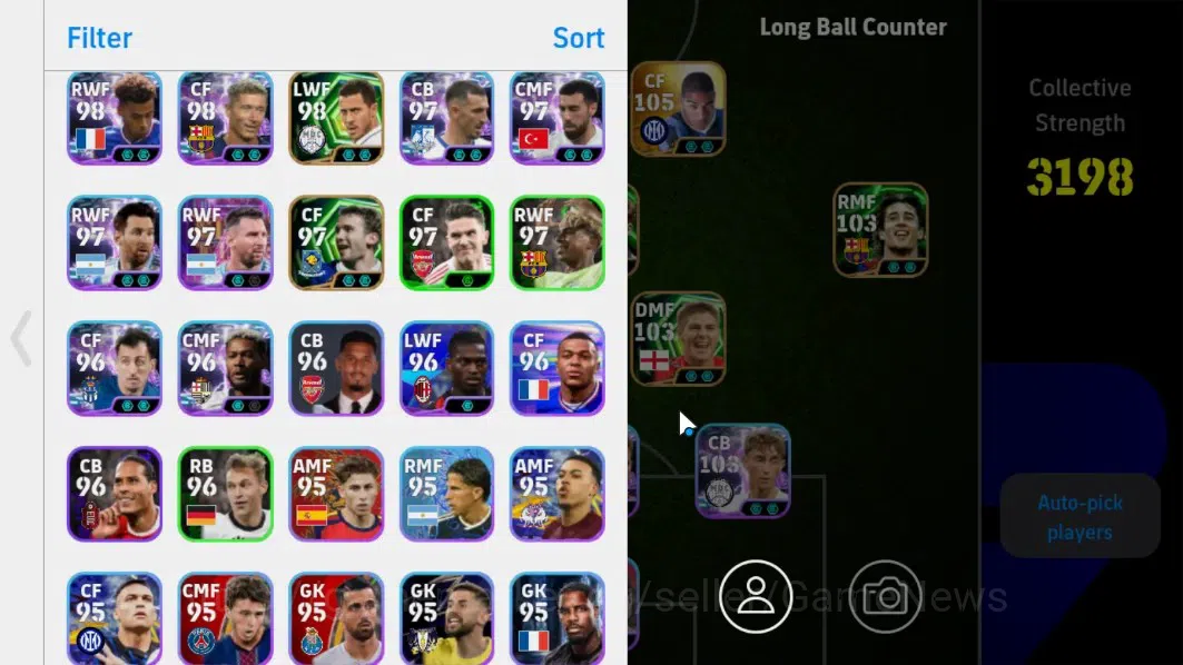 eFootball Accounts Android|Adriano PhenomFinishing,Donadoni,Scholes V image 3