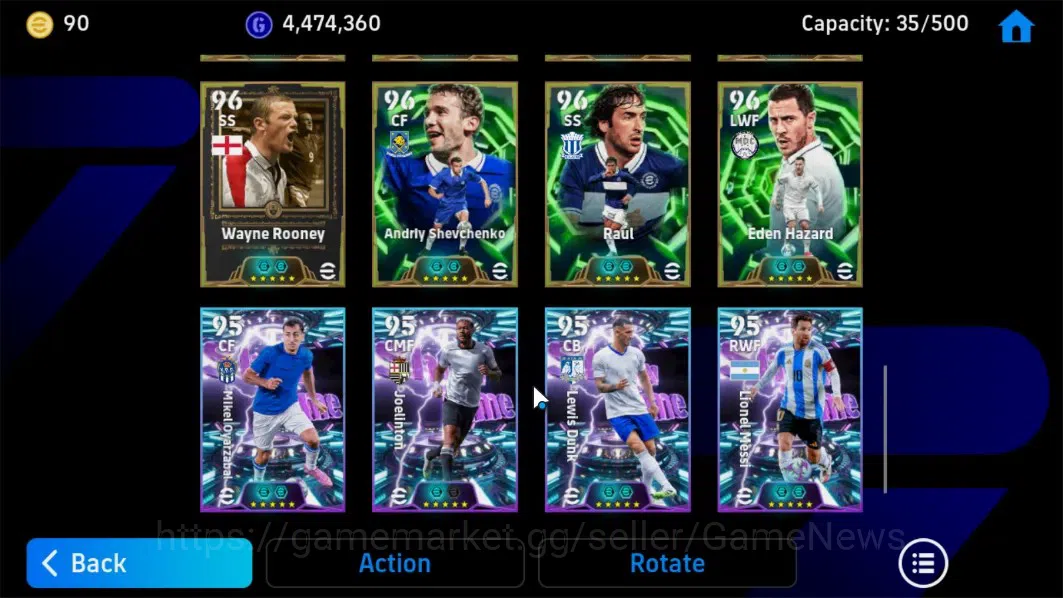 eFootball Accounts Android|Adriano PhenomFinishing,Donadoni,Scholes V image 8