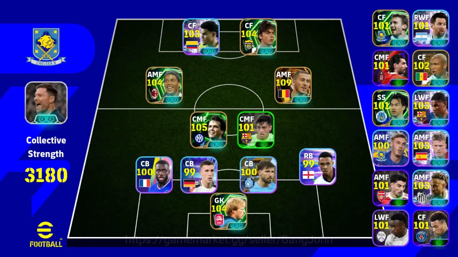 eFootball Accounts Android|PW 3180|Hazard Big Time,DIaz show Time,Epi image 6