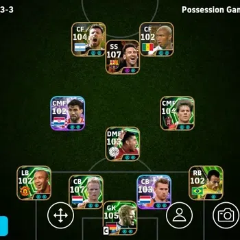 eFootball Accounts Legends & Iconic Players Mobile|PW 3201|Lionel Messi BigT,Steven Gerrard BigT,Xabi Alonso Epic,Ronald