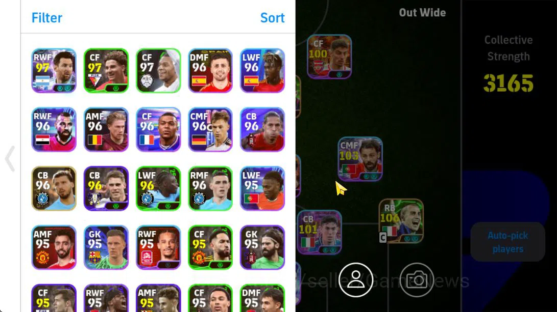 eFootball Accounts Mid-Tier Mobile|Cannavaro,Giorgio Chiellini,Donadoni,Visionary Pass(Huijsen),Phenom Finish(Dimitar 3
