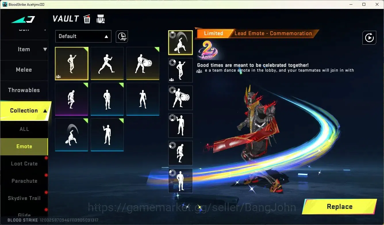Blood Strike Accounts ASIA | 2 Collab Skins | 2 Limited Skins | 7 Legend image 13