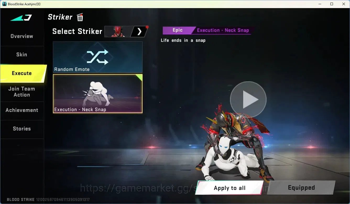Blood Strike Accounts ASIA | 2 Collab Skins | 2 Limited Skins | 7 Legend image 6