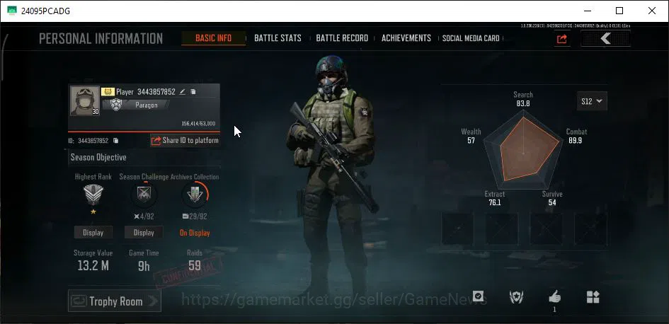 Arena Breakout Accounts MOBILE Lv30|SV 13M|CV 11M|AKS74U QS,T03 SS,AKM12 G image 10