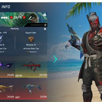 Blood Strike Accounts Others ASIA | 1 Eternal: MP7-Tidesong|1 AOT Gun|4 Ultra Gun|2 Limited Gun|Check SS BS3849B