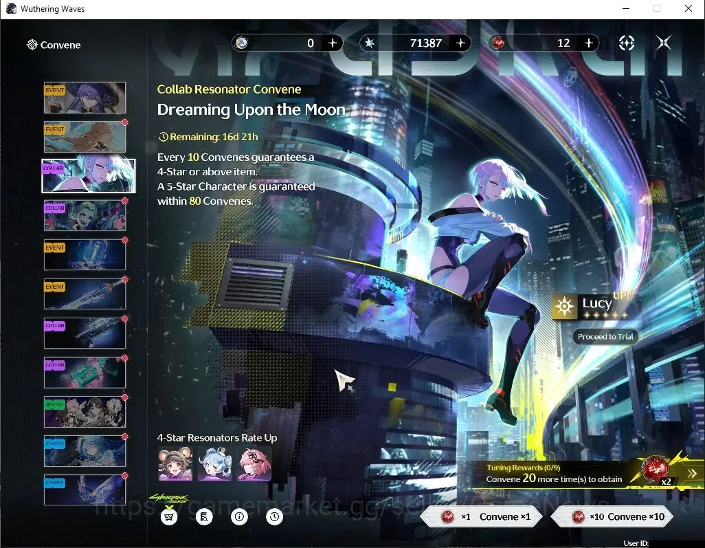Wuthering Waves Accounts SEA|UL 48|Ready Gacha 71K Astrite+154 LT| 1 Limite image 13