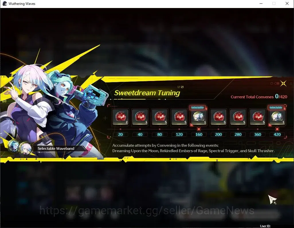 Wuthering Waves Accounts SEA|UL 48|Ready Gacha 71K Astrite+154 LT| 1 Limite image 14