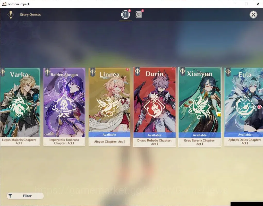 Genshin Impact Accounts ASIA|AR 55|5 Limited+3(*5Wep)|RaidenC2+Sign,Furina image 14