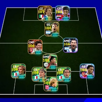 eFootball Accounts Mid-Tier EFOOTBALL ACCOUNT| 7600 COINS ANDROID| POWER 3239| BIG TIME DEL PIERO (BLITZ CURLER)