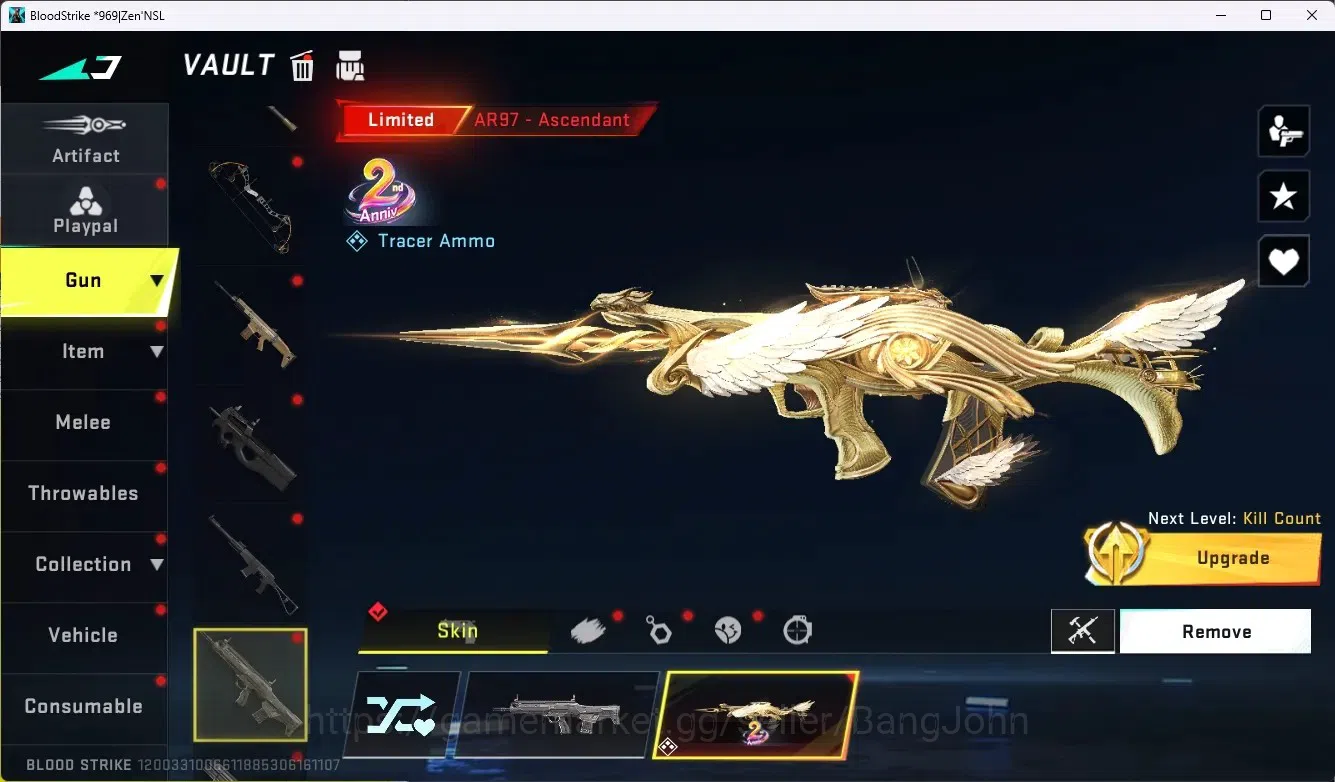 Blood Strike Accounts ASIA |1 Eternal|8 Collab Gun [7DS|TR|EVA]| 5 Limit image 14