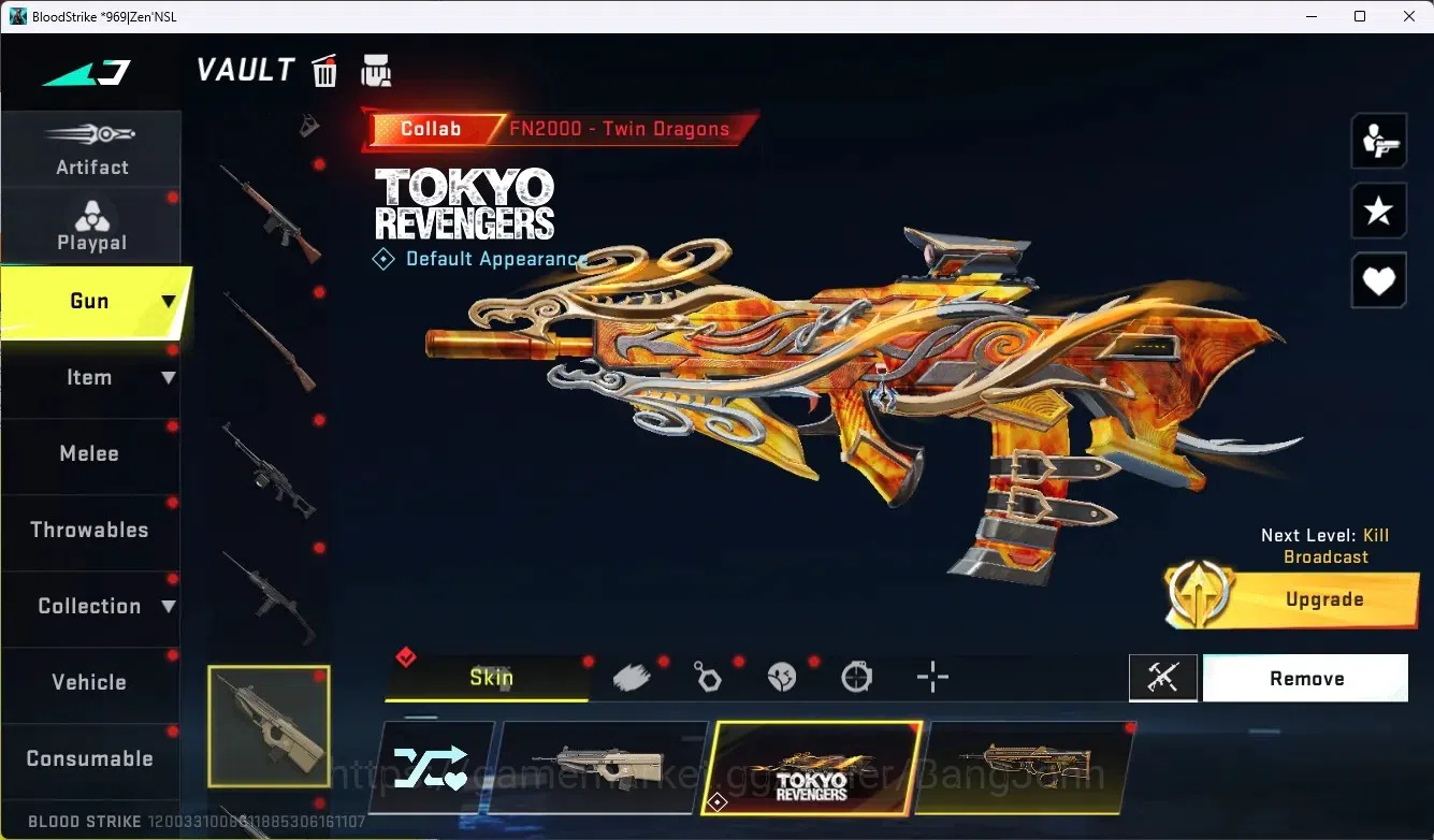 Blood Strike Accounts ASIA |1 Eternal|8 Collab Gun [7DS|TR|EVA]| 5 Limit image 20