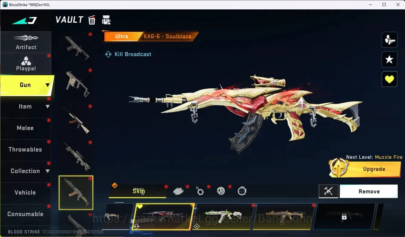 Blood Strike Accounts ASIA |1 Eternal|8 Collab Gun [7DS|TR|EVA]| 5 Limit image 6