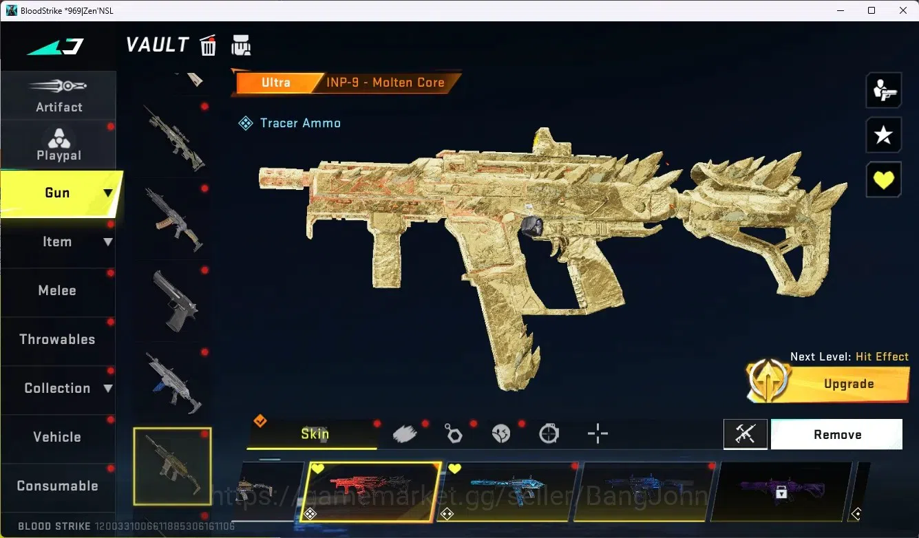 Blood Strike Accounts ASIA |1 Eternal|8 Collab Gun [7DS|TR|EVA]| 5 Limit image 9