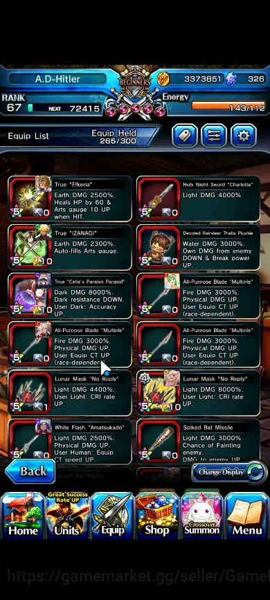 Grand Summoners Accounts Global|Rank 67|18 Ascend|InumutaTW,EmiyaTW,WH Fen, image 4