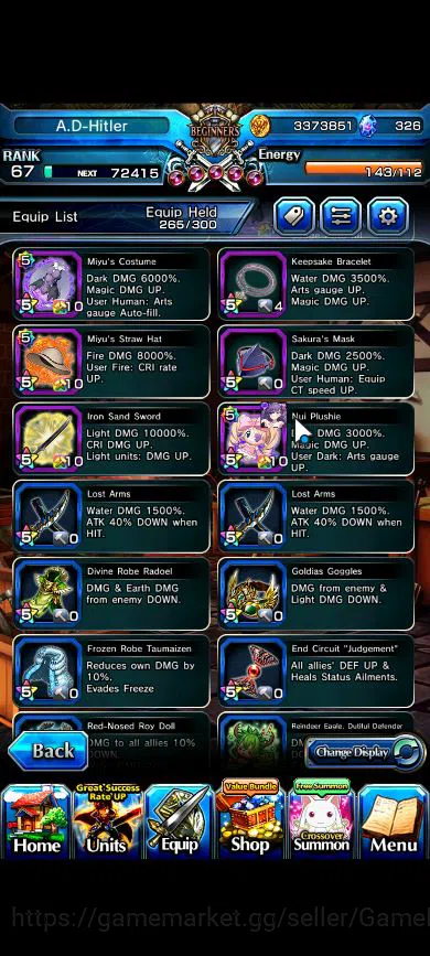 Grand Summoners Accounts Global|Rank 67|18 Ascend|InumutaTW,EmiyaTW,WH Fen, image 9