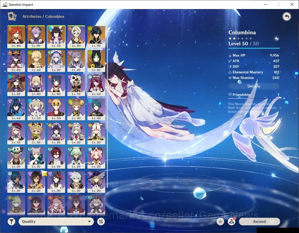 Genshin Impact Accounts ASIA|AR55|4Limited+2(*5Weapon)|[Mavuika,Durin]+Sig image 3
