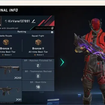 Blood Strike Accounts Others ASIA | 1 Eternal: Kala-Whisper Lv.2|1 Name Changing Card|35 Eternal Upgrade Points|Check SS