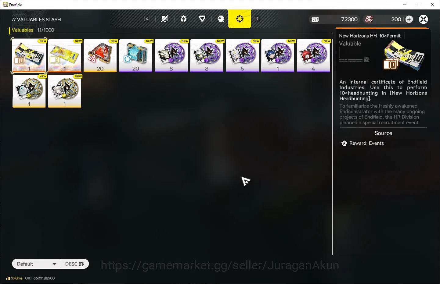 Arknights: Endfield Accounts NA/EU Level 2 | Fresh starter Laevatain | 5 SR Cha image 5