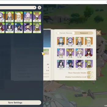 Genshin Impact Accounts Starter Asia|AR 25|1 Limited + 1(*5 Weapon)|Ineffa+Signature|Low Main Quest & Map|All Unset|Female