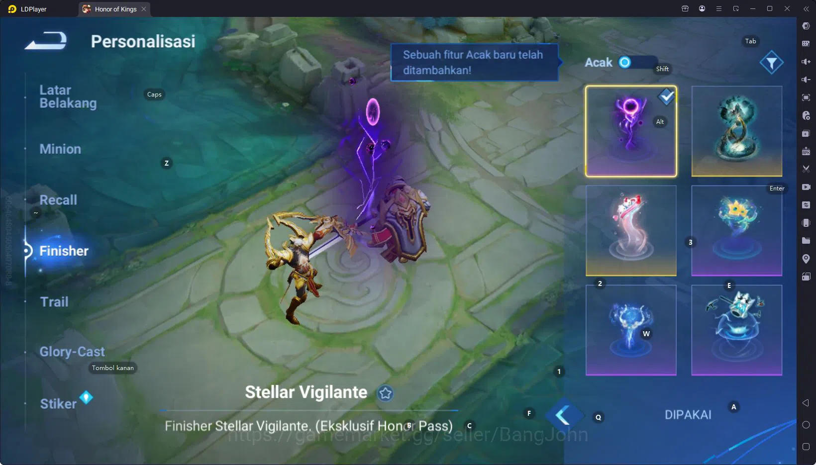 Honor of Kings Accounts GLOBAL | 112H, 270S | 5 LGD 1 MYTH 3 LMB 3 SXD 2 F image 10