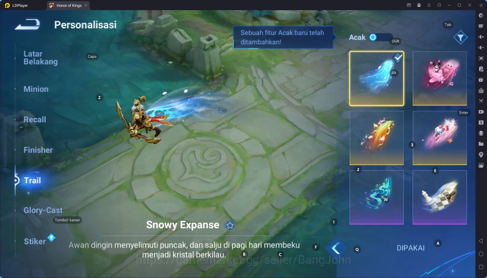 Honor of Kings Accounts GLOBAL | 112H, 270S | 5 LGD 1 MYTH 3 LMB 3 SXD 2 F image 11