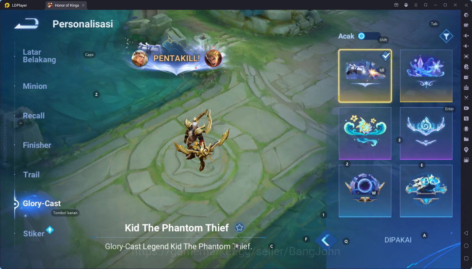 Honor of Kings Accounts GLOBAL | 112H, 270S | 5 LGD 1 MYTH 3 LMB 3 SXD 2 F image 12