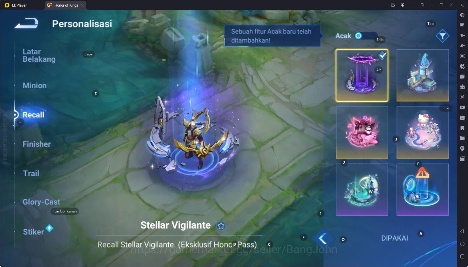 Honor of Kings Accounts GLOBAL | 112H, 270S | 5 LGD 1 MYTH 3 LMB 3 SXD 2 F image 9