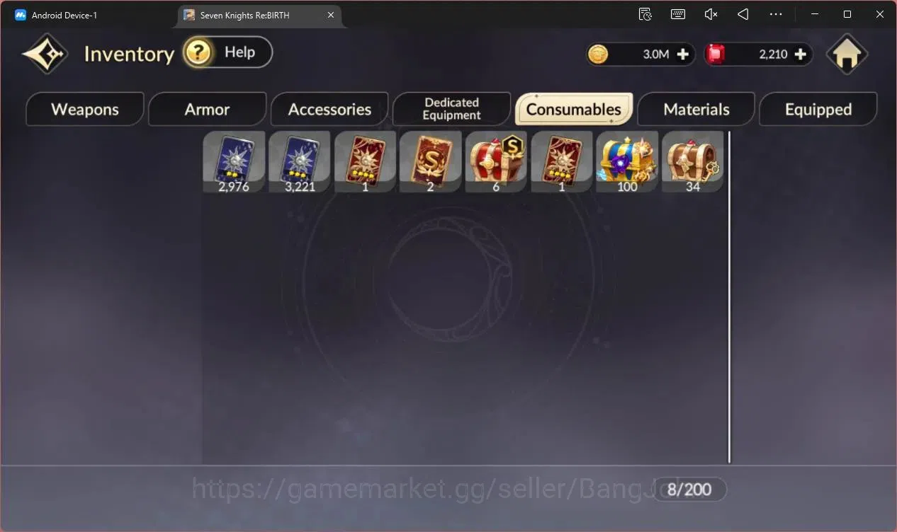 Seven Knights Re:Birth Accounts Global |3 EX7 (Melia TC2,Gelidus TC2,Fai)|25 TC6(S image 10