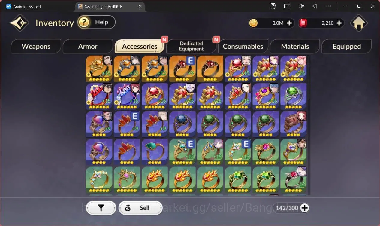 Seven Knights Re:Birth Accounts Global |3 EX7 (Melia TC2,Gelidus TC2,Fai)|25 TC6(S image 8