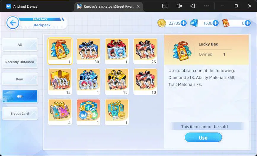 Kuroko's Basketball Street Rivals Accounts SEA|SV10|Lv 27|Miracle Tetsuya,Daiki Aomine,Ryo Sa image 11