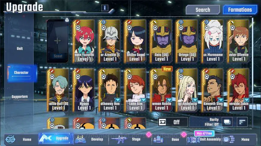 SD Gundam G Generation ETERNAL Accounts Global Rank 1 | FreshStory | 100+K Diamond, Selector Banner On, 5Gundam SSR+ 1Supp 3