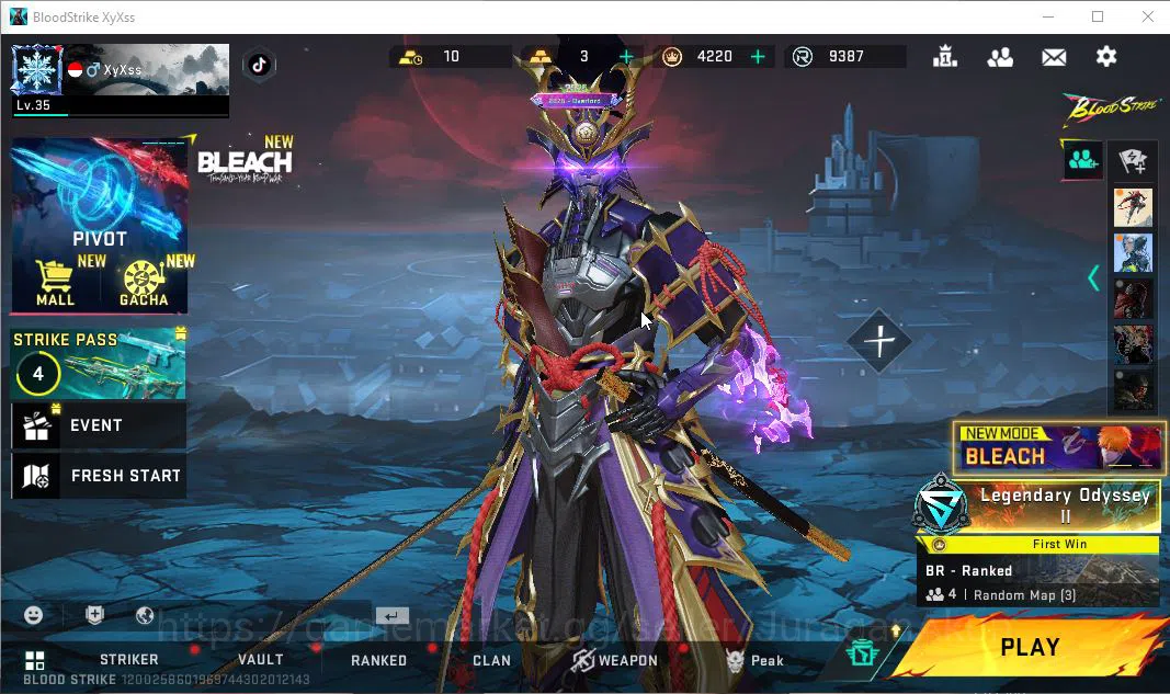 Blood Strike Mid-Tier ASIA| 2 ETERNAL ZERO-Odashadow, RAN-Rave| 3 ULTRA  image 1