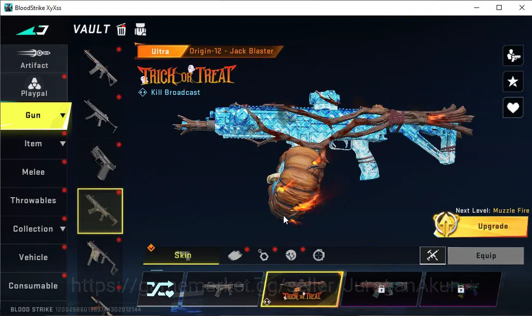 Blood Strike Accounts Mid-Tier ASIA| 2 ETERNAL ZERO-Odashadow, RAN-Rave| 3 ULTRA VOLT,Origin-12,FAL|Melee Katana|Many 6