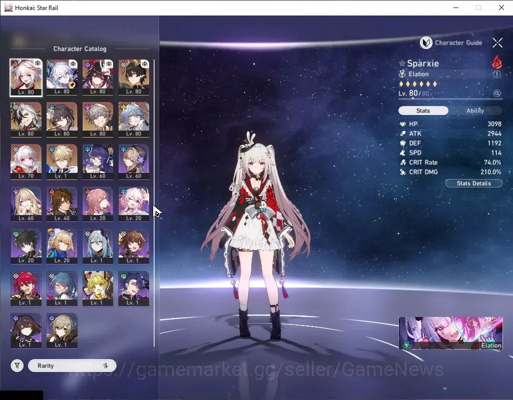 Honkai Star Rail Accounts Asia|TL 68|Premium Elation|7 Limited|(Yao Guang,Sp image 4