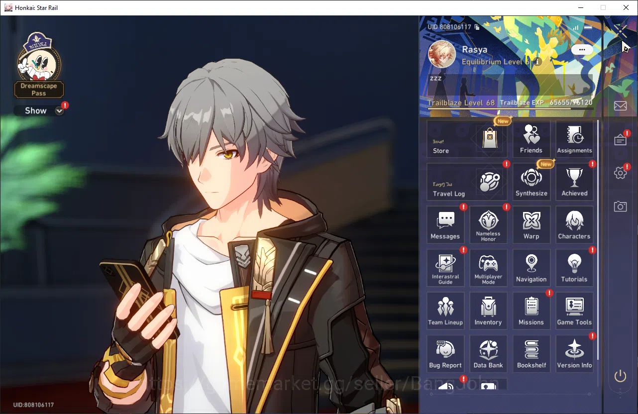 Honkai Star Rail Accounts ASIA|TL 68|11 limit|Firefly,YaoGuang,Acheron,TheHe image 10